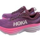 Hoka ONE ONE Bondi 8 Beautyberry Grape Wine Purple Run Walking Sneaker Womens 9B Photo 3