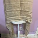 Pashmina  Scarf Silk Blend Beige Paisley Fringe Wrap Shawl Large Photo 6