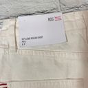 Urban Outfitters NWT  90's Denim Long Inseam Short in Cream Photo 5