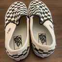 Vans  Classic Slip On Checkerboard Women’s 7.5 Checkered Black White Sneakers Photo 1