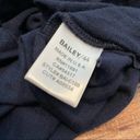 Bailey 44 Navy Blue High Neck Long Sleeve Top Size XS Photo 3