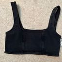 Good American DENIM LIGHT COMPRESSION BRA | BLACK269 SIZE M Photo 3