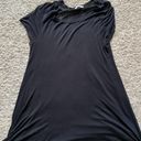 Acemi Black Cotton T-Shirt Dress Photo 3