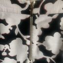 Kate Spade  Floral Graphic Marit Black White Pink Pencil Skirt Sz 4 Photo 8