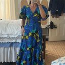 Target x Christopher John Rogers Blue Floral Dress Photo 2