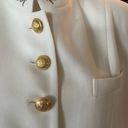 Valerie Stevens VINTAGE cream military style wool jacket‎ by  size 18. NWT Photo 2