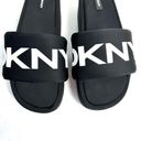 DKNY  Black Vasi Platform Slide Sandals Shoes Size 9.5 Photo 2