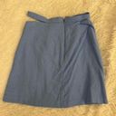 Abercrombie & Fitch  Linen Blend Blue Mini Skirt  Photo 3