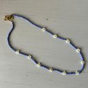 Madewell NWOT  Seed Bead Daisy Choker Necklace Photo 3