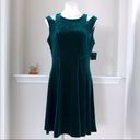 Gabby Skye  Cut-Out Velvet Dress Green Size 14 NWT Photo 4