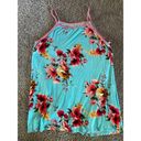 Luna e.  women’s small sleeveless floral top Photo 4