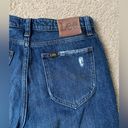 Lee VTG  Distressed Dark Wash Hippie Flare Mom Jeans Size 30/8 Photo 8