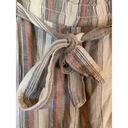 Knox Rose NEW!  | Taupe, Rust, and White Striped Casual Wide Leg Pants Size 1X Photo 3