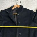 Theory  Long Wool Cashmere Angora Single Breasted Coat Photo 13