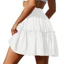 Boutique Boho High Waisted Tiered Ruffle Skirt Photo 1