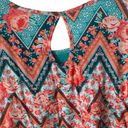 Brooks Pre Owned Women’s Bobbie  Ladies Floral Blouse Sz Lg Festive Fashion Photo 2