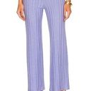 Jonathan Simkhai Celia Ribbed Knit Wide Leg Pants in Lavender SMALL NWT Photo 0