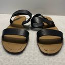 J.Crew  Pebbled Leather Slingback Flat Sandals Size 8 1/2 Photo 2