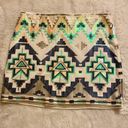 EXPRESS Sequin Aztec Skirt Photo 0