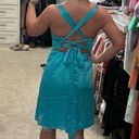 Show Me Your Mumu  teal dress, hemmed to fit petite size. Photo 2