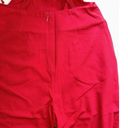 GREY LAB Los Angelos Red Wide Leg Shoulder Tie Pants Size S Photo 6