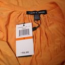 Cable & Gauge  Dolman Short Sleeve Top Split Neck Light Yellow Orange Size S Photo 7