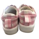 Isaac Mizrahi  Live! Pink White Check  Gingham Slip On Canvas Sneaker Size 8.5M Photo 4