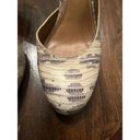 Anthropologie  Schuler & Sons Philadelphia Snakeskin Wooden Wedges Shoes Size 9 Photo 3