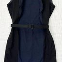 Banana Republic  navy blue/black color block sheath dress -Size 6 Photo 0