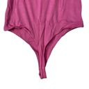 Naked Wardrobe Size L Sculpted Seamless Tank Thong Bodysuit Rose Light Pink NEW Photo 5