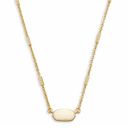 Kendra Scott  Fern Pendant Gold Necklace Photo 1