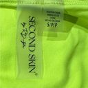 Second Skin  Neon Green Square Neck Top Women’s Small Photo 1