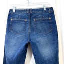 Tommy Hilfiger Capri Jeans 8 American Spirit Mid Rise Denim Blue Plain Pocket Photo 4