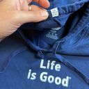 Life is Good NAVY  HOODIE SWEATSHIRT Photo 2