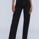 Everlane  The Way High Jean in coal raw hem Size 35 Crop NWT Photo 0