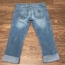 Guess Lowrise Jegging Capri Rollup Jeans Whiskering and Fading Size 25 Photo 11