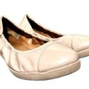 FitFlop  F-Pop Ballet Flats Slip On Almond Toe Casual Leather Beige Cream 40 9.5 Photo 0