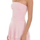 Lucy in the Sky pink strapless mini dress Photo 1