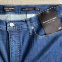 Banana Republic NEW  High Rise Flare Jeans Dark Blue Stretch Denim Plus Size 33 Photo 1