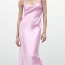 ZARA Satin Effect Midi Slip Dress Photo 0