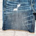 Bermuda Abercrombie &‎ Fitch Short Womens 2/26 Blue Cotton Distressed Denim  Photo 2