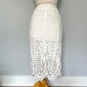 Chico's NEW NWT Chico’s White Lace Eyelet Pencil Skirt Photo 2