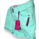 Candie's Candie’s Sea Foam Green Shorts Junior’s Size 11 Stretchy and Comfy! Photo 1