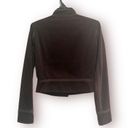 Vince Asymmetrical Short Blazer Jacket Corduroy Double Breasted Brown 4 Photo 1