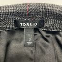 Torrid  Plaid Grey/Black/Purple One Button Aline Blazer- Size 3/3XL- NWOT Photo 8