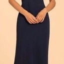 Hayley Paige Occasions Hayley Paige Sleeveless Sweetheart Neckline Lace Racerback Dress Navy Blue 12 Photo 0