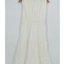 Rails  Lucia Tiered Midi Dress Cap Sleeves Cotton Poplin White Women's Small NEW Photo 3