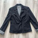 Vince  6 Wool Black Button Up Blazer Photo 0