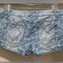 VTG 90s Y2k Mossimo Patterned Denim Jean Mini Hot Shorts Photo 9