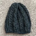 American Eagle  Grey Knitted Sweater Beanie Photo 2